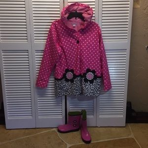 Heartstrings girls raincoat and boots